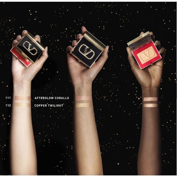 Valentino Eye2Cheek Eyeshadow Blush Afterglow Corallo - Picture 14 of 14